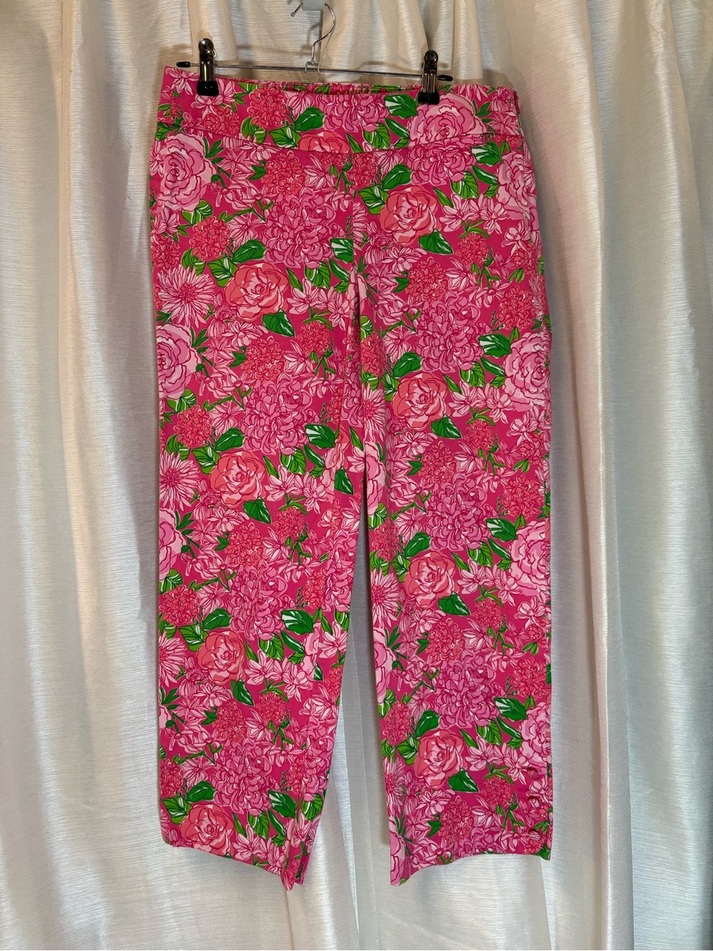 Lilly Pulitzer Palm Beach Fit Floral Ankle Pants Size 2 - Picture 4 of 8